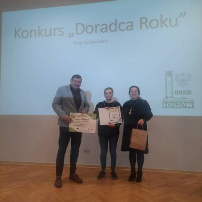 Rozstrzygnięcie Etapu Wojewódzkiego Ogólnopolskiego Konkursu „doradca Roku”